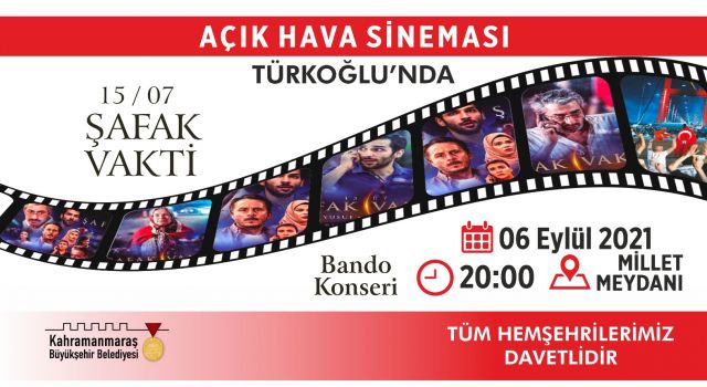 Açık Hava Etkinlikleri Bugün Türkoğlu’nda