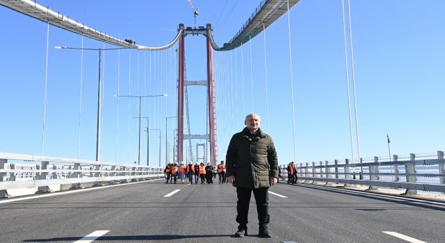 Ulaştırma ve Altyapı Bakanı Adil Karaismailoğlu, 1915 Çanakkale Köprüsü ve Malkara-Çanakkale Otoyolu İle İlgili Açıklama Yaptı