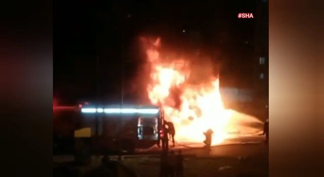 Kahramanmaraş’ta İşyeri Alevlere Teslim Oldu