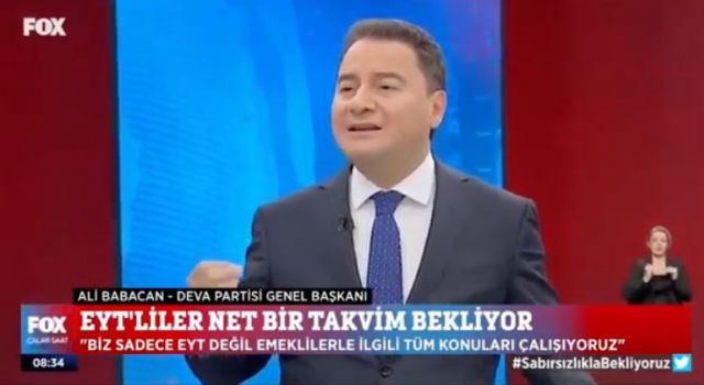 ALİ BABACAN: ‘Erdoğan ortağından memnun değil ki altılı masadan yeni ortaklar arıyor’