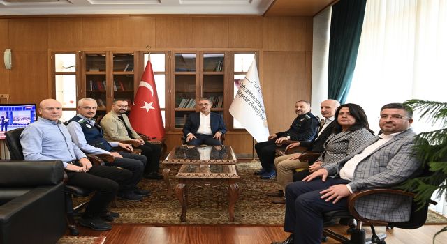 Başkan Güngör, İlbank Genel Müdürü Recep Türk'ü Ağırladı