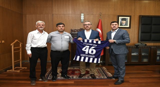 Başkan Güngör, Karaziyaret Spor Yönetimini Ağırladı