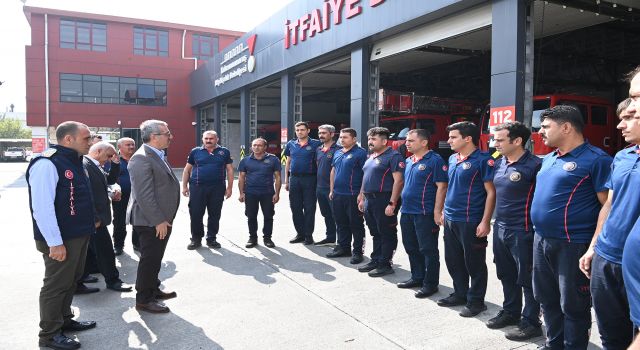 Başkan Güngör’den İtfaiye Teşkilatına Ziyaret