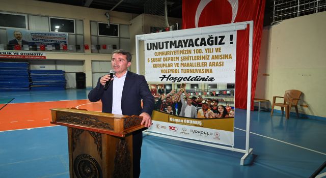 Deprem şehitleri voleybol turnuvası ile anıldı