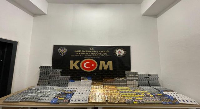 Kahramanmaraş’ta kaçakçılık operasyonu 