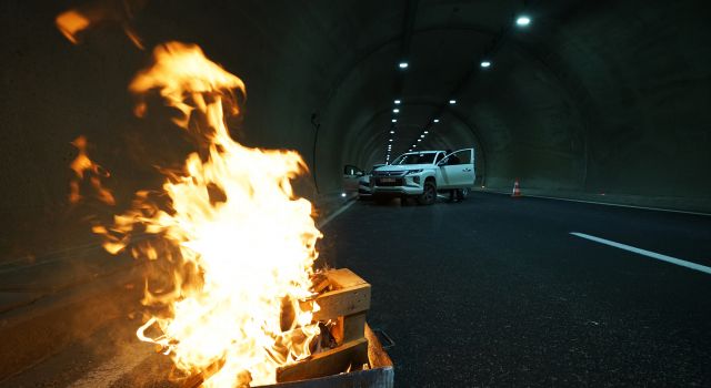 Tünelde Gerçeği Aratmayan Zorlu Tatbikat
