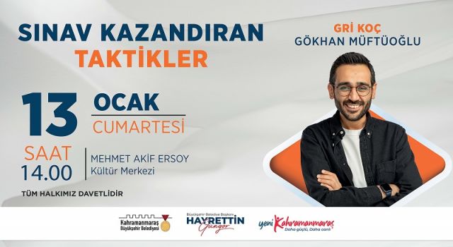 Gri Koç, Gençlere Sınav Kazandıran Taktikleri Anlatacak