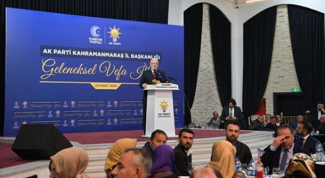 AK Parti Kahramanmaraş kadroları vefa iftarında bir araya geldi