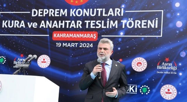 FIRAT GÖRGEL: KONUTLARIMIZ BİR BİR TESLİM EDİLİYOR, ŞEHİR MERKEZİMİZ YÜKSELİYOR