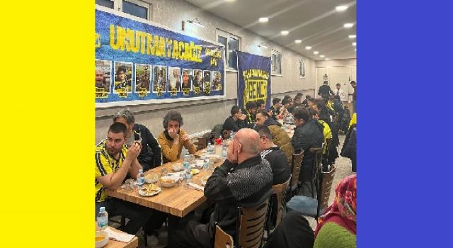 Genç Fenerbahçeliler depremzede ailelerle iftarda buluştu