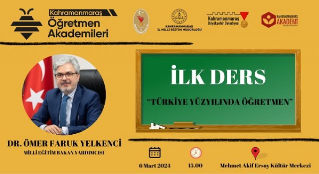 Kahramanmaraş Öğretmen Akademileri İlk Ders ile Başlıyor