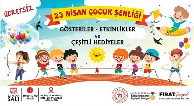 Haydi Çocuklar 23 Nisan Şenliğine!