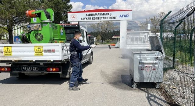 Ortak Kullanım Alanları Ramazan Bayramı Öncesi Dezenfekte Ediliyor