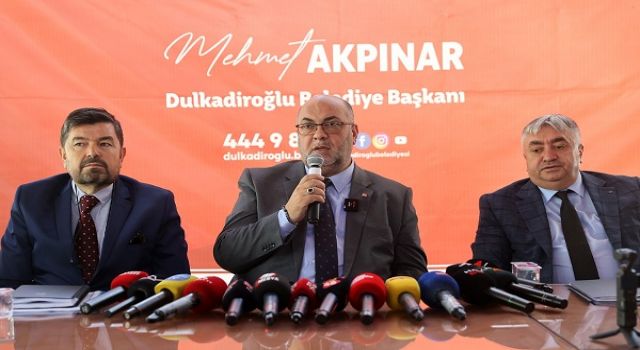 BAŞKAN AKPINAR, BASIN MENSUPLARIYLA BİR ARAYA GELDİ