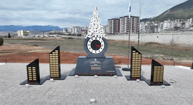 6 Şubat Anma Etkinlikleri, Konferans ve Deprem Anıtı Açılışıyla Noktalandı