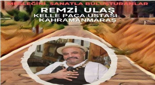 Remzi Usta'ya Bir Ödül de Dünya Esnaf ve Sanatkarlar Derneğinden