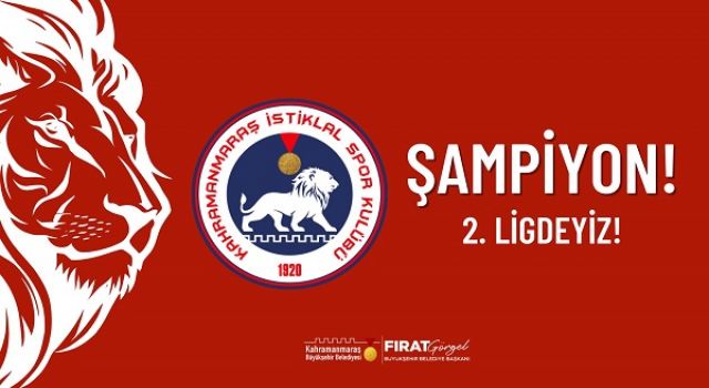 Başkan Görgel: “İstiklalspor’umuzun Şampiyonluğu Şehrimize Hayırlı Olsun”