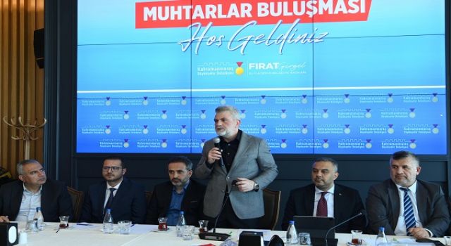 Başkan Görgel, Onikişubat’ın Batı Mahalle Muhtarlarıyla Bir Araya Geldi