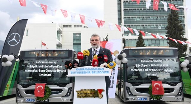Kahramanmaraş’ta Toplu Taşıma Yeni Hibrit Otobüslerle Güçlendi