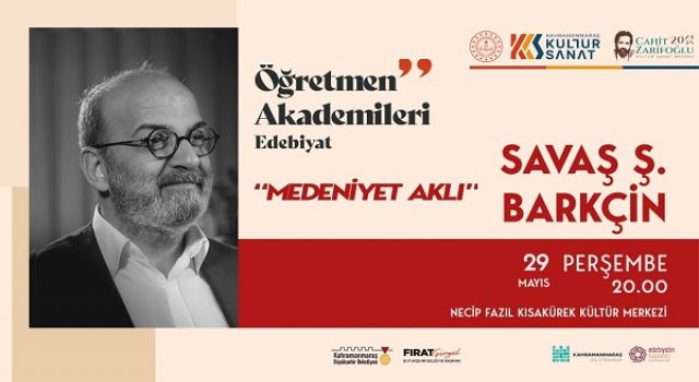 Savaş Barkçin, Edebiyatseverlerle Buluşmaya Geliyor