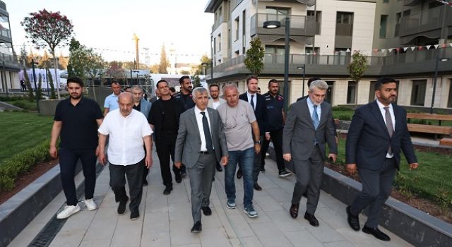 Başkan Görgel, Azerbaycan Mahallesi’nde Yürütülen Çalışmaları İnceledi