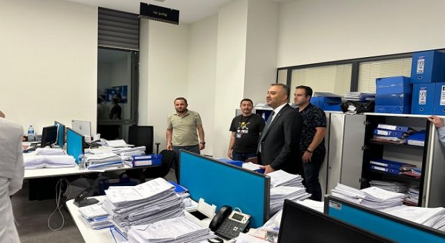 Başkan Toptaş’tan Yerinde Dönüşüm mesaisi yapan personele ziyaret