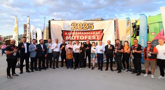 Kahramanmaraş Motofest’i 3 günde 78 bin vatandaş ziyaret etti