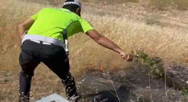 Kahramanmaraş’ta polis ekipleri faciayı önledi