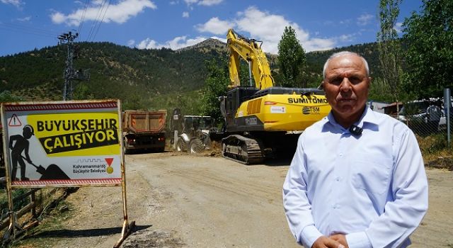 Büyükşehir Göksun Yeniyapan Yolunu Genişletiyor