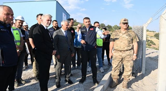 Görgel ve Ünlüer, Güneşevler İnşaat Sahasında İncelemelerde Bulundu