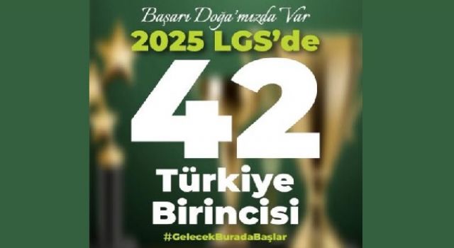 Kahramanmaraş Doğa Kolejinden LGS Sınavında Büyük Başarı