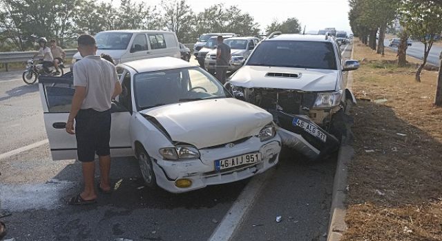 Kahramanmaraş’ta zincirleme kaza: 4 yaralı