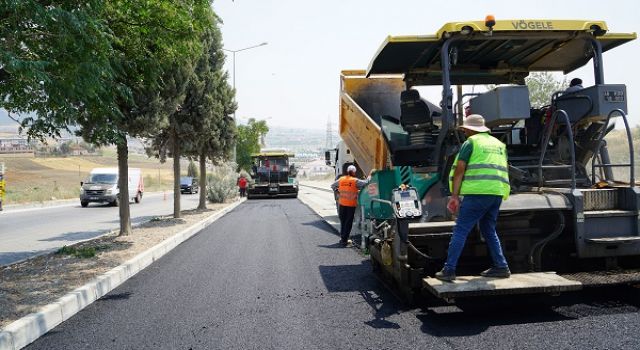 OSB – Kavlaklı – Kazım Karabekir Hattında Asfalt Çalışması Etaplar Halinde Sürüyor