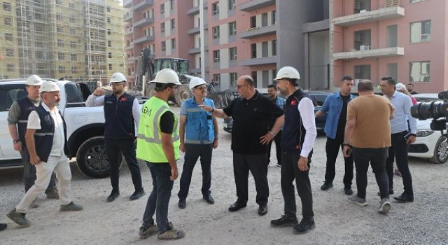 BAŞKAN MEHMET AKPINAR, GÜNEŞEVLER REZERV KONUT PROJESİ SAHASINI İNCELEDİ