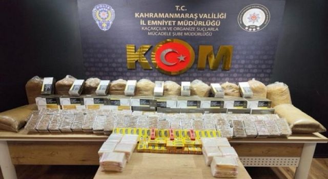 Kahramanmaraş’ta kaçak sigara operasyonu 