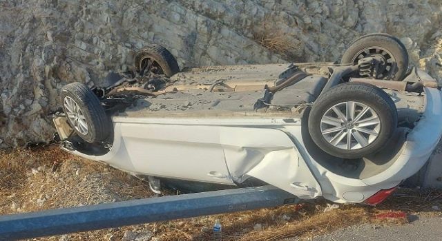 Kahramanmaraş’ta otomobil takla attı: 4 yaralı