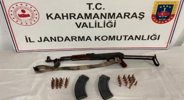 Kahramanmaraş’ta uzun namlulu silah ele geçirildi 