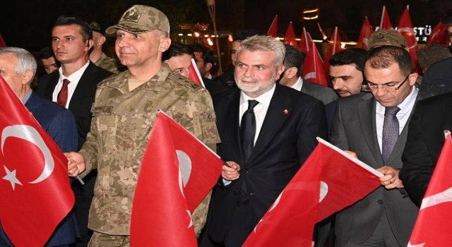 Cumhuriyet Yürüyüşü’nde Kahramanmaraş Tek Yürek Oldu
