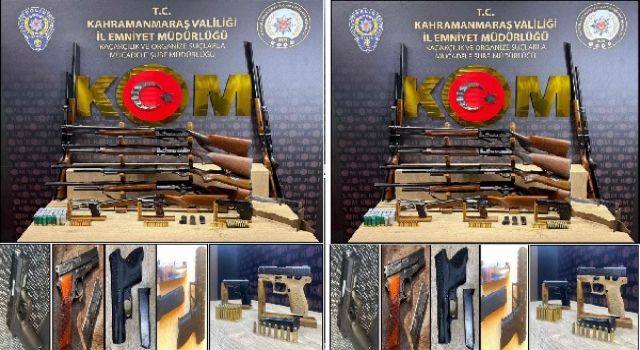 Kahramanmaraş’ta KOM’dan Silah Kaçakçılığına Darbe