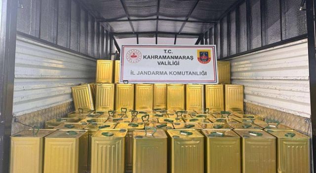 Kahramanmaraş’ta yüzlerce litre sahte zeytinyağ ele geçirildi 