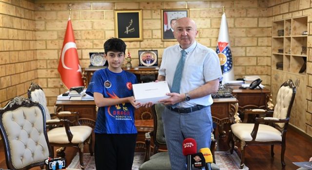 KSÜ ve Kahramanmaraş Teknokent’ten Genç Yeteneğe Sponsorluk Desteği