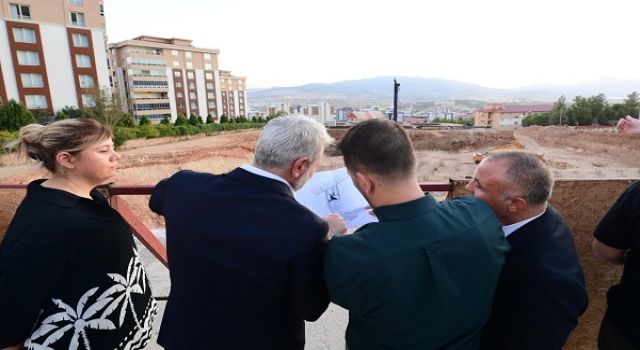 Şehrin Yeni Gençlik Üssünün Yapımı Hızla Sürüyor