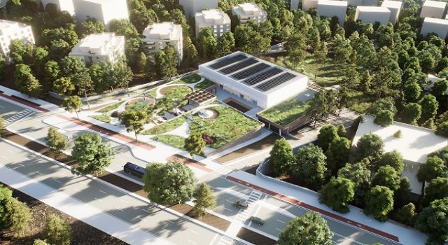 Sosyal ve Sportif Buluşma Alanı Gençlik ve Spor Merkezi’nde Çalışmalar Sürüyor