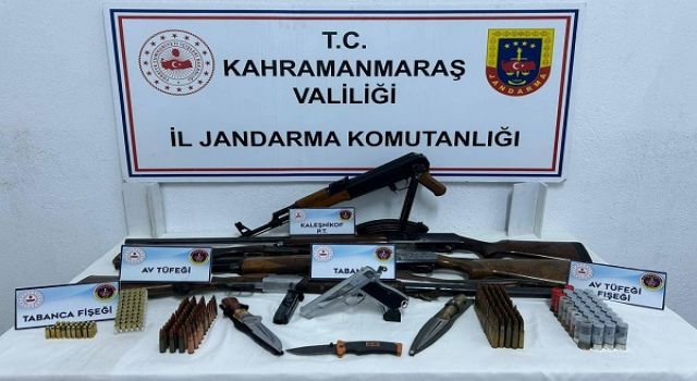 Afşin’de Silah ve Mühimmat Kaçakçılığı Operasyonu: 1 Tutuklama