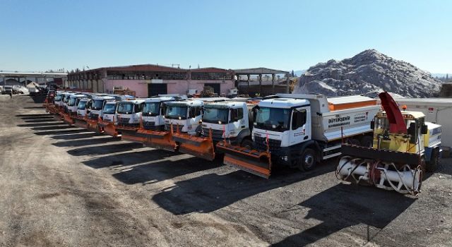 Büyükşehir Kışa Hazır; 222 Araç ve 330 Personelle Sahada
