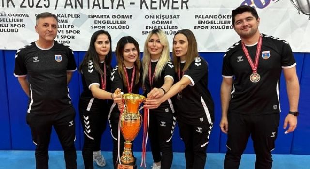 Büyükşehir’in Kadın Goalball Takımı 1. Lig Şampiyonu