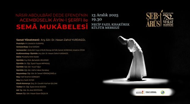 Hz. Mevlâna, Vuslatının 752. Yıl Dönümünde Anılacak