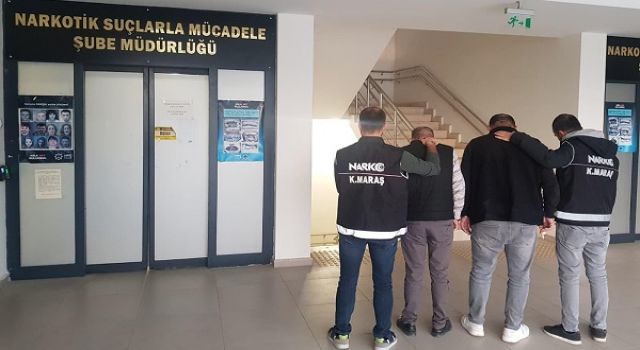 Kahramanmaraş’ta uyuşturucu operasyonu: 3 tutuklama 