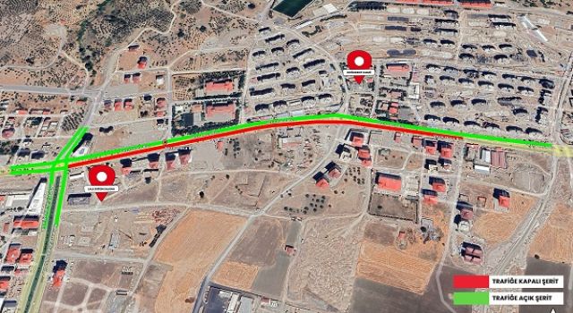 Vezir Hoca Bulvarı’nda Geçici Trafik Düzenlemesi!