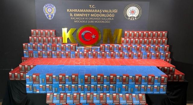 3,5 Milyon TL Değerinde Kaçak Cep Telefonu Ele Geçirildi